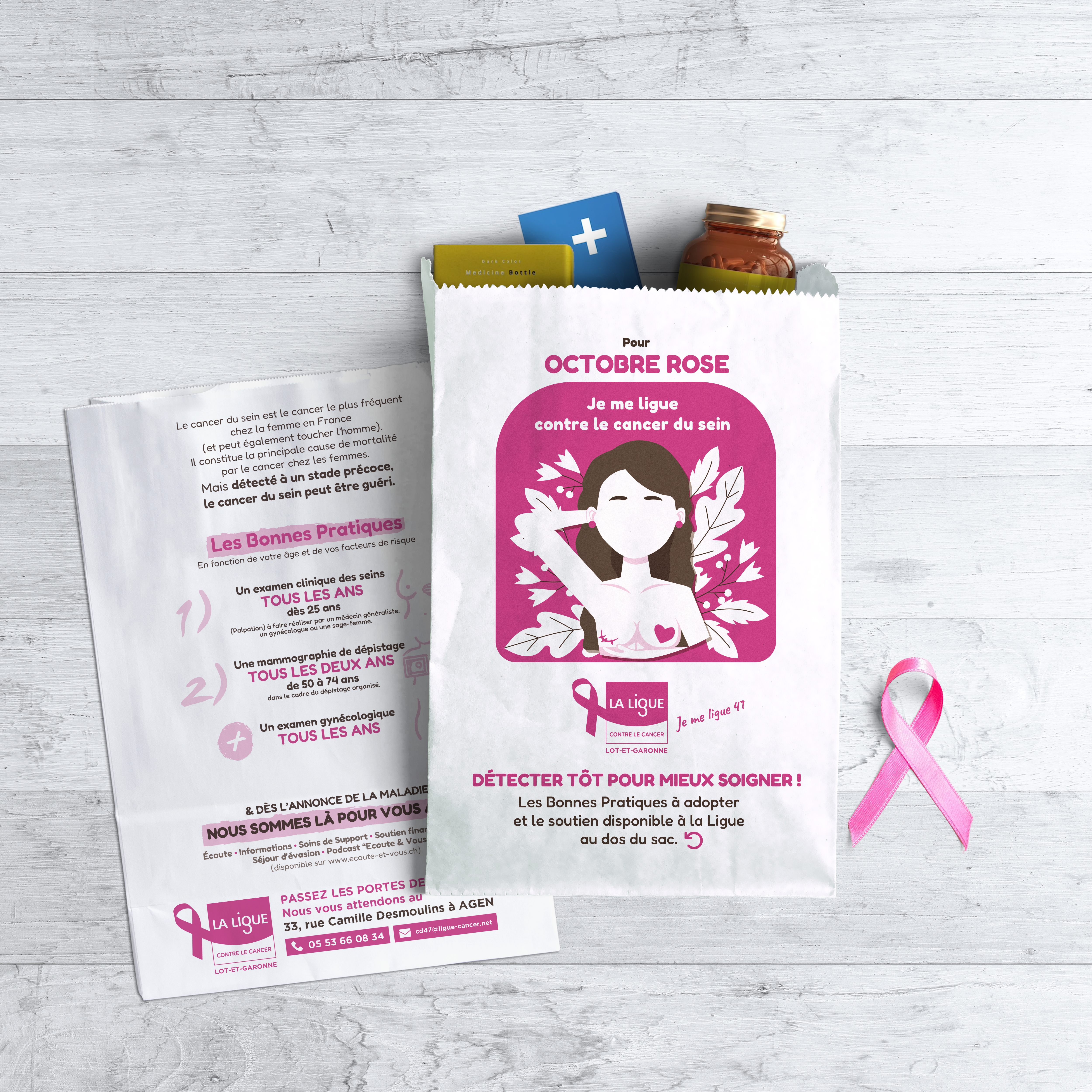 publipharma sac pharmacie personnalisé personnalisable papier communication guyenne presse